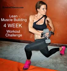 lean muscle building workout challenge