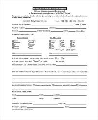 Blank Employee Incident Report Form Template Sample   Helloalive