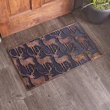 wildlife rubber doormat for year round