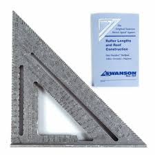 Swanson Na202 Metric Speed Square Layout Tool Aluminum
