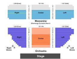 box theatre seating chart