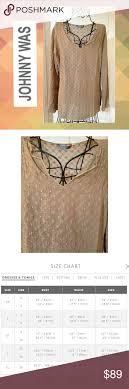 Johnny Was Embroidered Eyelet Tunic Top Boho Med Johnny Was