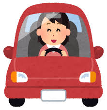 いろいろな表情の車を運転している女性のイラスト | かわいいフリー ...