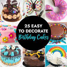 easy birthday cake decorating ideas you