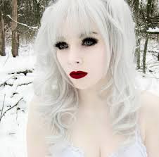 emo scene snow model dress model