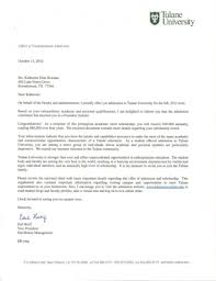 Medical School Acceptance Letter Application Cover Of Recommendation