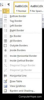 how to create a border around text in word