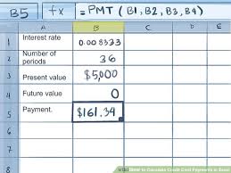 How To Calculate Credit Card Payments In Excel 10 Steps