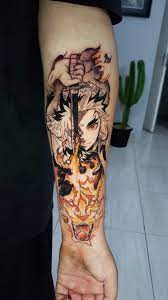 Kyojuro Rengoku tattoo | Anime tattoos, Cool tattoos, One piece tattoos