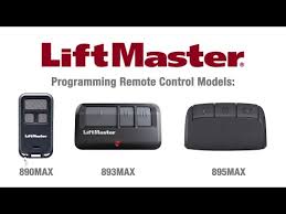 program a liftmaster remote 890max