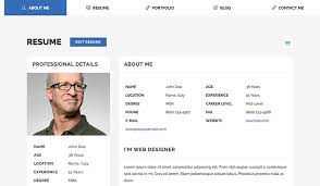 If you are a student, you may need a simple resume. 20 Best Html Resume Templates To Make Personal Profile Cv Websites Mahalo Studio Marbella