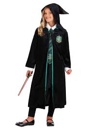 harry potter deluxe slytherin robe costume