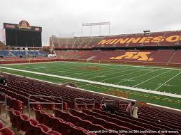 Tcf Bank Stadium View From Lower Level 137 Vivid Seats
