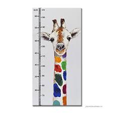 Seven Wall Arts Baby Height Growth Chart Artwork Canvas