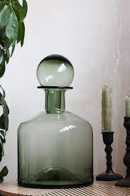 Green Glass Apothecary Bottle Rockett