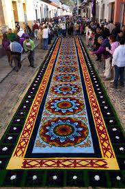 alfombras de semana santa en antigua