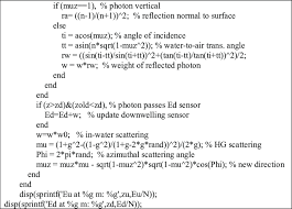 matlab code for the mc simulation of a