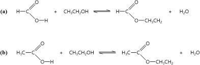 organic acids with ethanol