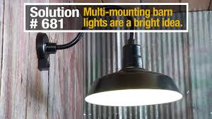 multi mount outdoor indoor barn light
