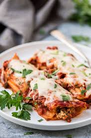 easy beef spinach and cheese manicotti garnish glaze rh garnishandglaze cheese manicotti recipe food network