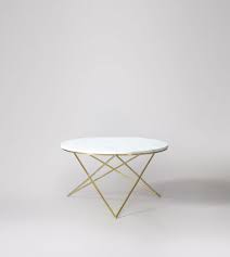 Gold Marble Round Coffee Table