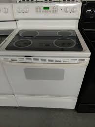 White Electric Stove Maryland Used