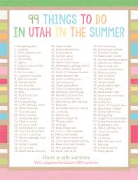 99 things to do in utah in the summer
