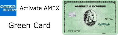 activate american express green card