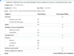 icse cl 10 result 2024 results