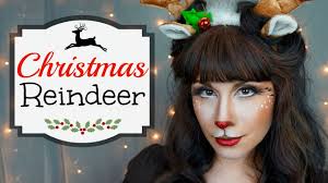 christmas reindeer makeup tutorial