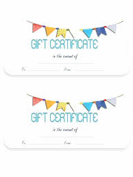 Happy Birthday Gift Voucher Template Free Certificate Blank Card