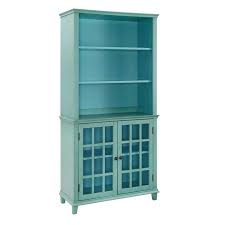 Largo Antique Turquoise Display Cabinet