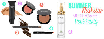 summer makeup must haves pool party