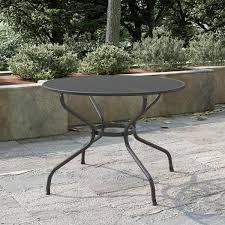 Round Steel Mesh Outdoor Dining Table
