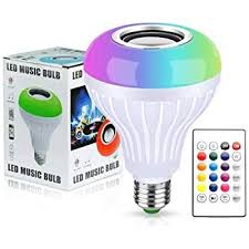 Buy Teconica Led Bulb With Bluetooth Speaker Music Light Bulb Rgb Light Ball Bulb Colorful Lamp With Remote Control For Home Bedroom Living Room Party Online At Low Prices In India