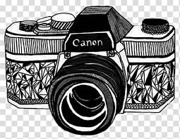 s black and white canon dslr camera