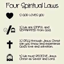 Four Spiritual Laws mentioned in Monkey Town | God loves            you, Names of jesus christ, Names of jesus