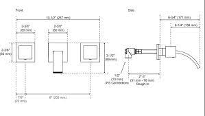 Wall Mount Bathroom Sink Faucet