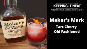 makers mark tart cherry old fashioned
