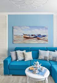 terranean blue living room ideas