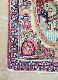 ilrious kerman rug depicting naser