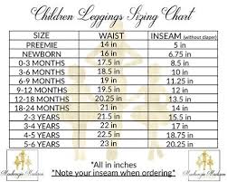 Image Result For Baby Legging Size Chart Fall Toddler