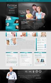 Esteem Dental Care Psd Website Design Bela Graphic