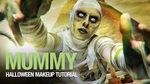 the mummy halloween makeup tutorial