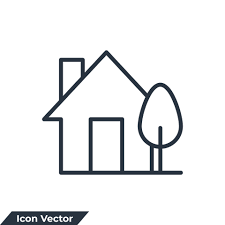 home icon logo vector ilration