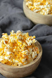 homemade cheesy cheddar popcorn aleka