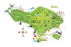 bali maps map of bali