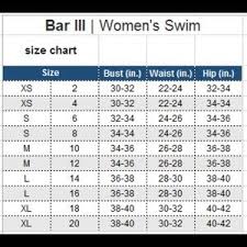 Bar Iii Womens One Piece Swimsuit Size Medium Nwt