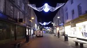 Christmas Lights Walk St John Street Perth Perthshire Scotland