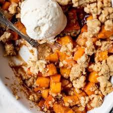 persimmon crumble cooking therapy